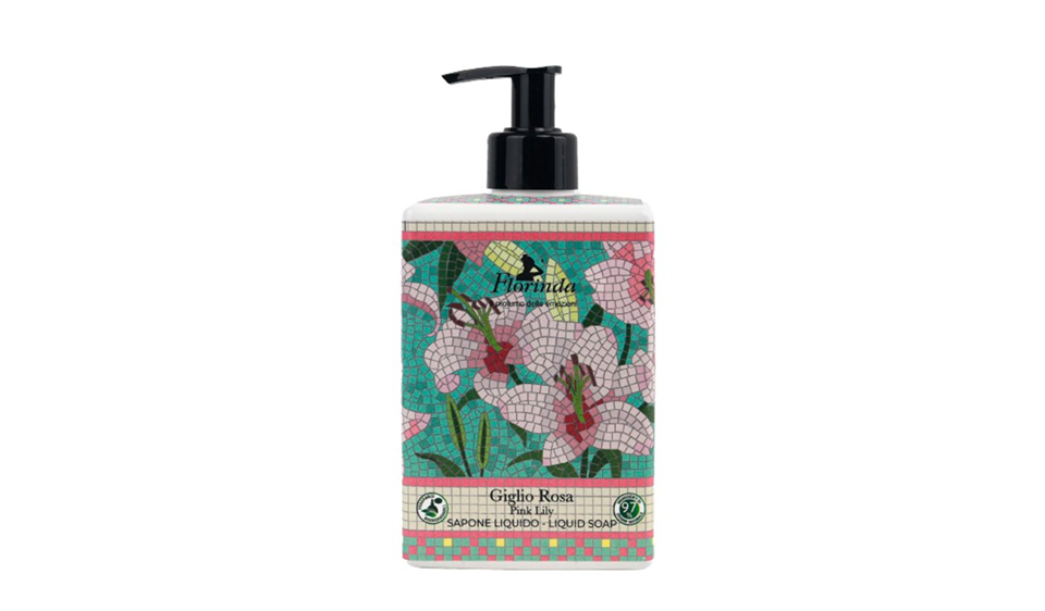 FLORINDA LIQUID SOAP PINK LILY