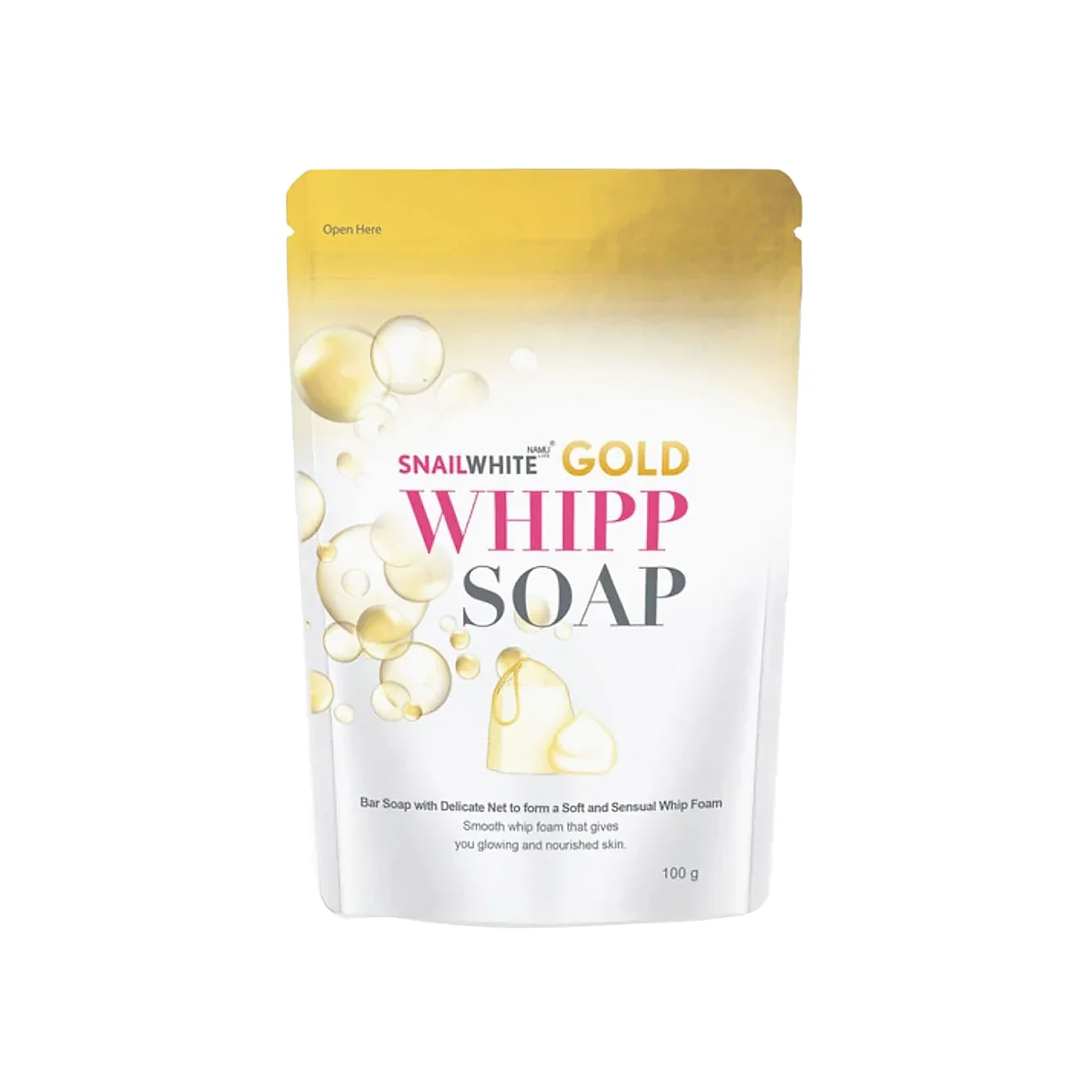 NAMU LIFE SNAILWHITE WHIPP SOAP GOLD