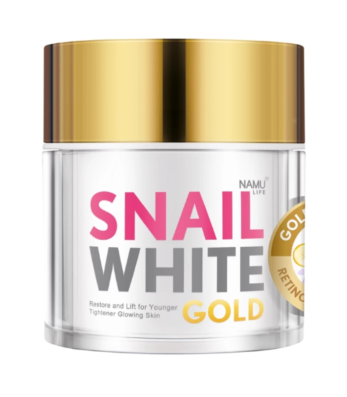 NAMU LIFE SNAILWHITE GOLD ADVANCE CREAM RETINOL + BAKUCHIOL