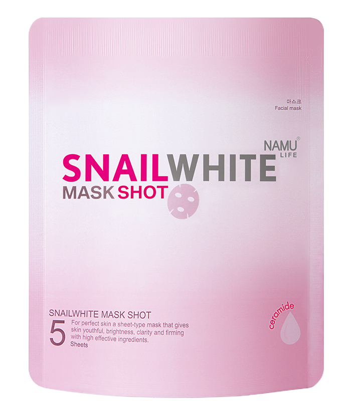 NAMU LIFE SNAILWHITE Mask Shot