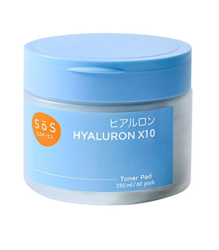 SOS HYALURONX10 TONER PADS